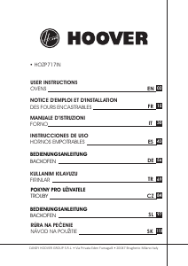 Priročnik Hoover HOZP717IN Pečica