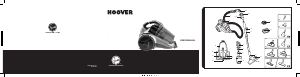Bruksanvisning Hoover BF81_VS12001 Dammsugare