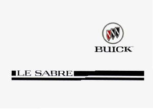 Handleiding Buick LeSabre (1996)