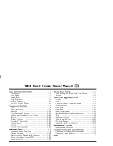Handleiding Buick Rainier (2004)