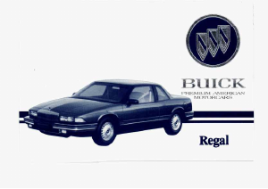 Handleiding Buick Regal (1993)