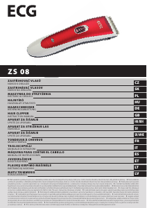 Handleiding ECG ZS 08 Tondeuse