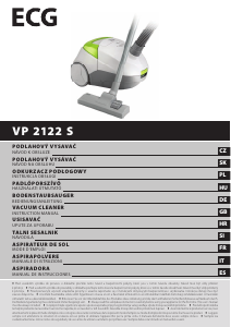 Manuál ECG VP 2122 S Vysavač