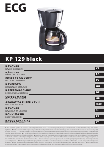 Manual ECG KP 129 Coffee Machine