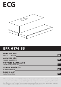 Vadovas ECG EFR 6176 SS Gartraukis