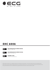 Manual ECG EHC 6006 Hob