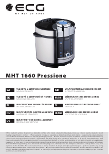 Priručnik ECG MHT 1660 Pressione Višenamjenski kuhinjski aparat