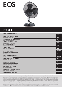 Priručnik ECG FT 33 Ventilator