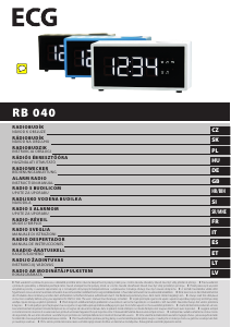Manual de uso ECG RB 040 Radiodespertador