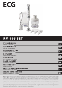 Bruksanvisning ECG RM 995 Set Stavmixer
