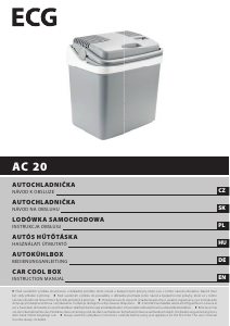 Manuál ECG AC 20 Chladicí box