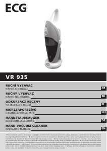 Instrukcja ECG VR 935 Odkurzacz ręczny