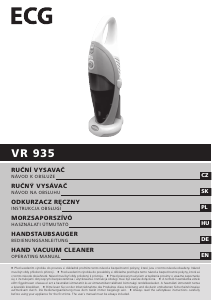 Bruksanvisning ECG VR 935 Handdammsugare