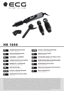 Priročnik ECG HK 1050 Oblikovalec za lase