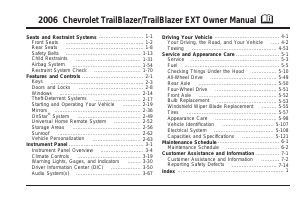 Handleiding Chevrolet TrailBlazer (2006)