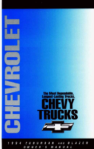Handleiding Chevrolet Suburban (1994)