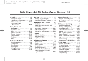 Handleiding Chevrolet SS (2014)