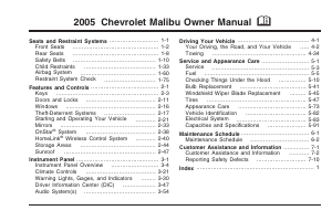 Handleiding Chevrolet Malibu Maxx (2005)