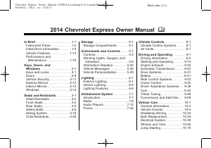 Handleiding Chevrolet Express Passenger (2014)