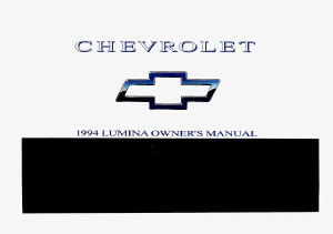 Handleiding Chevrolet Lumina (1994)