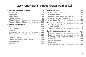 Handleiding Chevrolet Silverado 3500HD (2007)