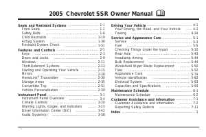 Handleiding Chevrolet SSR (2005)