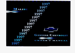 Handleiding Chevrolet Malibu (1997)