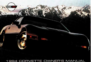 Handleiding Chevrolet Corvette (1994)