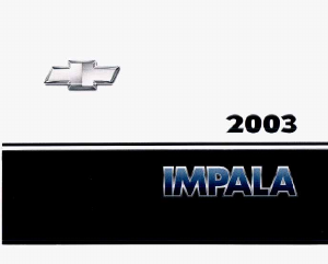Handleiding Chevrolet Impala (2003)