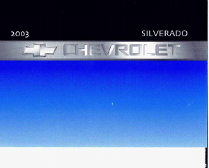 Handleiding Chevrolet Silverado 1500 (2003)