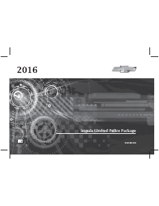 Handleiding Chevrolet Impala Limited Police (2016)