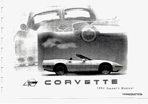 Handleiding Chevrolet Corvette (1993)