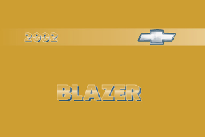 Handleiding Chevrolet Blazer (2002)