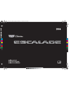 Handleiding Cadillac Escalade ESV (2016)
