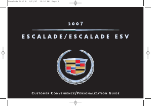 Handleiding Cadillac Escalade ESV (2007)