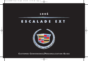 Handleiding Cadillac Escalade EXT (2006)