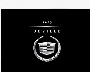 Handleiding Cadillac DeVille (2003)