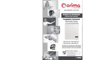 Manual Orima ORS 385 DG Freezer