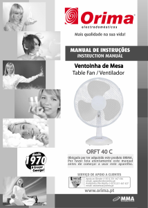 Manual Orima ORTF 40 C Ventilador