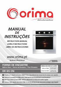 Mode d’emploi Orima OR 65 CN Four