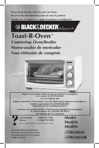 Manual Black and Decker TRO4050B Oven