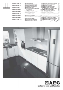 Manuale AEG X09281MD-X Cappa da cucina