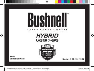 Bruksanvisning Bushnell 201325EU Laseravståndsmätare