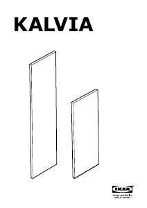 Manual IKEA KALVIA Porta closet
