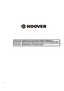 Manual Hoover HDSV685B Cooker Hood