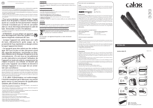 Handleiding Calor SF4112C0 Stijltang