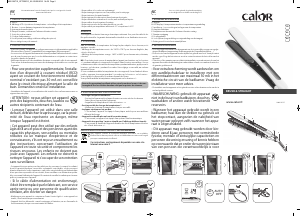 Handleiding Calor SF7510C0 Stijltang