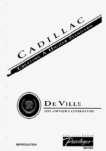Handleiding Cadillac Deville (1995)