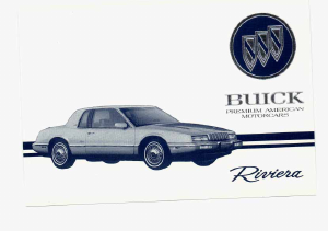 Handleiding Buick Riviera (1993)