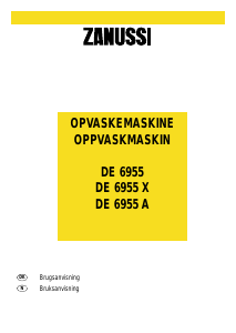 Brugsanvisning Zanussi DE6955 Opvaskemaskine